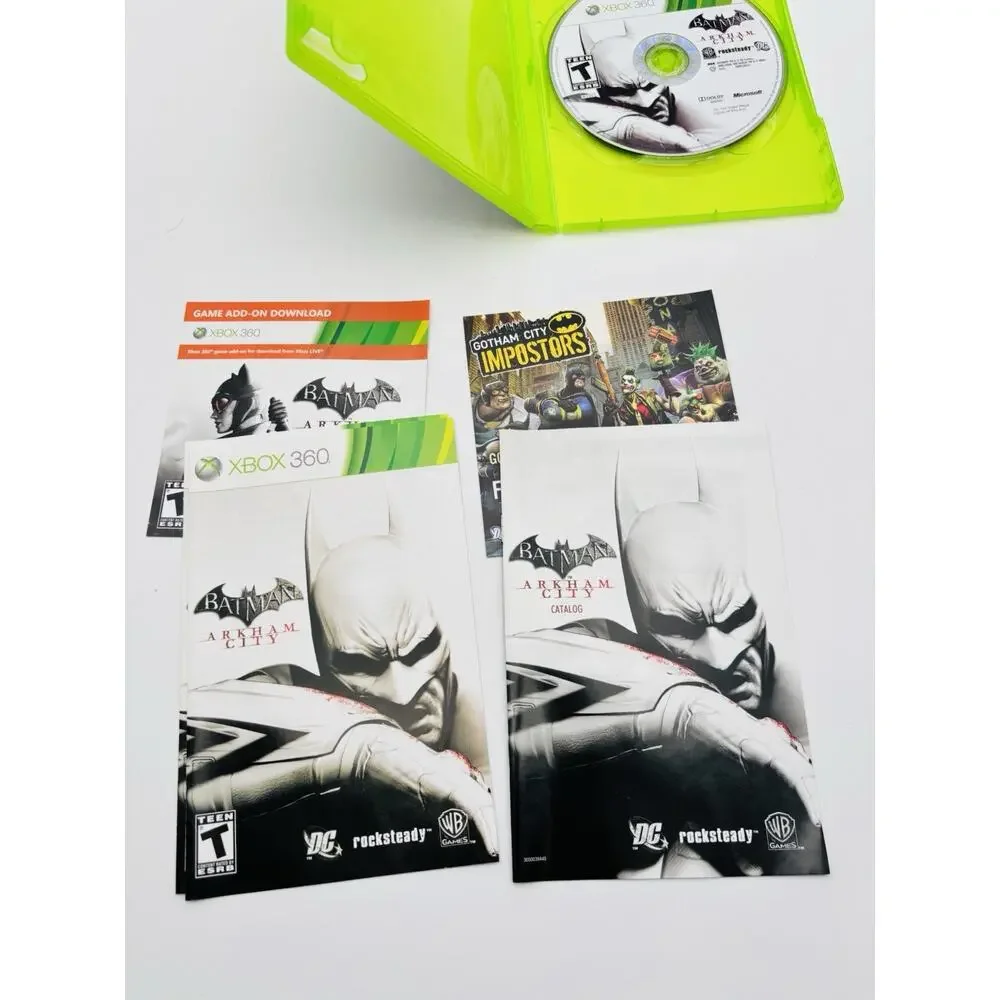Batman Arkham City Xbox 360 Complete CIB Tested Works VG Condition